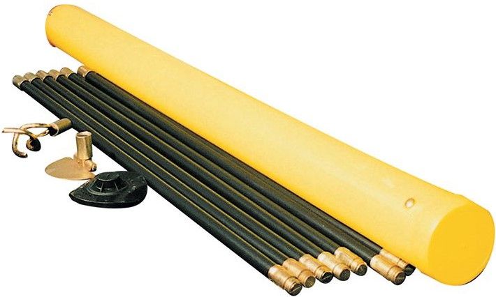 Drain Rod Set 10 x 1 Metre Rods DRS