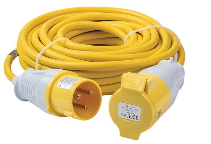 Elite 110 Volt 25 Metre Extension Lead EXL25M1102.5