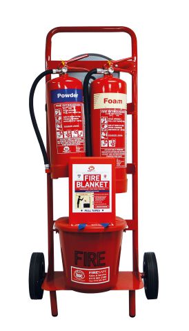 Mobile Fire Point Trolley Foam & Dry Powder Extinguishers FPT1