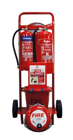 Mobile Fire Point Trolley Dry Powder & Water Extinguishers FPT6