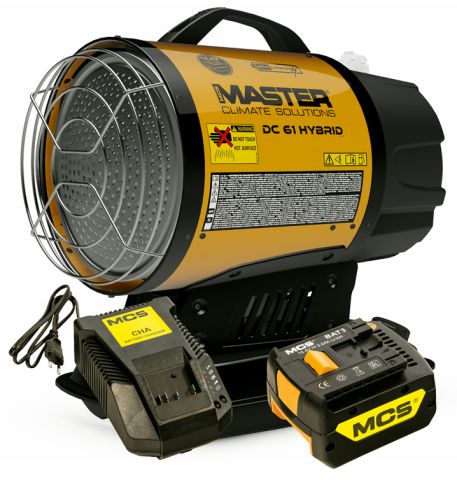 Master Dual Voltage Infrared Battery Oil Heater DC61