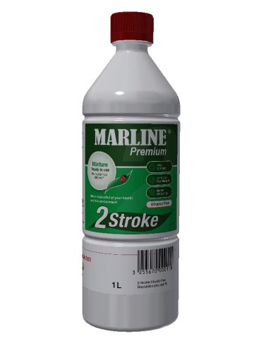 Marline 1 Litre 2 Stroke Premium Alkylate Ethanol Free Fuel MP2S1L