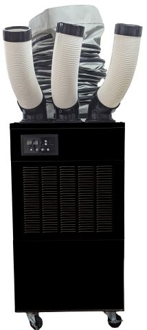 Elite 240 Volt 4 N 1 Portable Spot Cooler Air Conditioner Cooling Fan & Dehumidifier 5.3kW 18,000 Btu SC1800