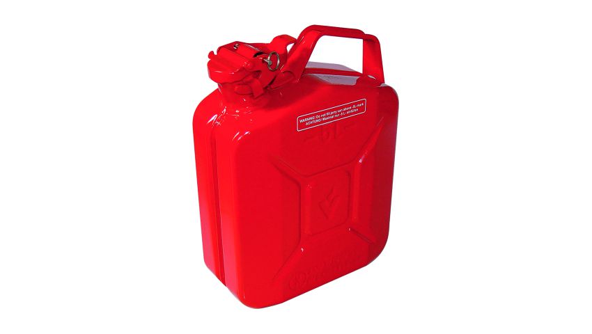 5 Litre Red Metal Fuel Can MPMD482