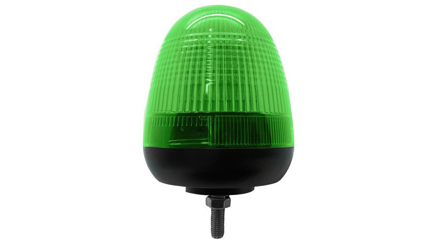 Single Bolt Green LED Beacon MPMD5572