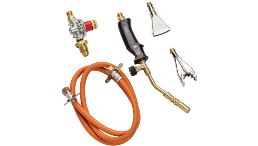 100mm Plumbers Gas Torch With Regulator PTK 